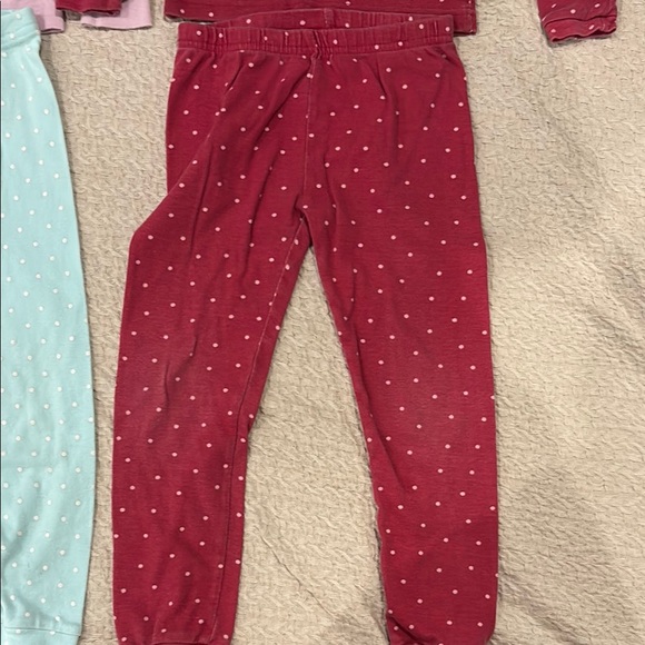 Carter's Dinosaur Pink and Red Pajama Sets Size 4T - Picture 4 of 11